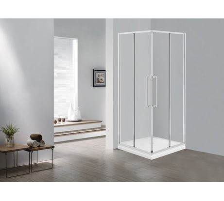 Ограждение душевое ESBANO ESS-90KV-C хром ESOGS90KVС