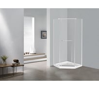 Ограждение душевое ESBANO ESS-90PR-C хром ESOGS90PRC