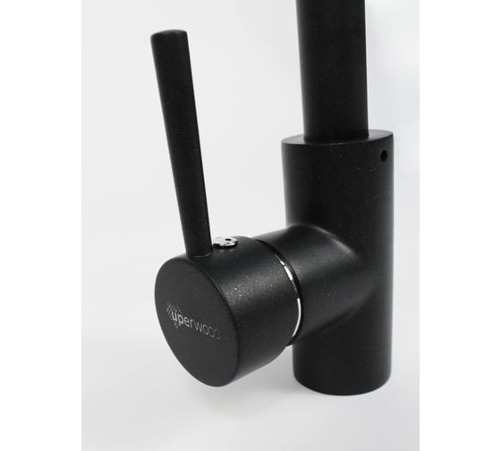 Смеситель для кухни Uperwood Quartz UPD-02_04, черный UPD-Q-02-04