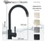 Смеситель для кухни Uperwood Quartz UPD-02_04, черный UPD-Q-02-04 2