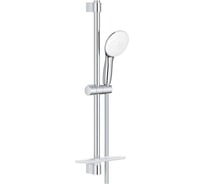 Душевой набор GROHE Tempesta 110 с полочкой, 2 режима струи, круглый ручной душ, штанга 600 мм, шланг 1750 мм, 7.4 л/мин, хром 26638003 00000138276
