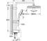 Душевая система наружного монтажа GROHE Tempesta System 250 Cube с переключателем, хром (замена арт. 26694000) 26694001 00000138047 2