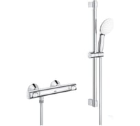 Термостат для душа GROHE Grohtherm 500 с душевым гарнитуром, цвет хром (замена 34796000) 34796001 00000136696