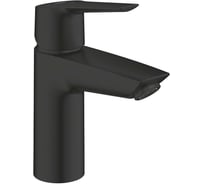 Смеситель для раковины GROHE Start с донным клапаном, S-Size, матовый черный 235512432