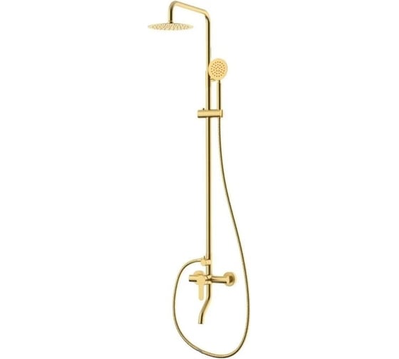 Душевая система со смесителем VODA VESSEL GOLD VST3000G 1