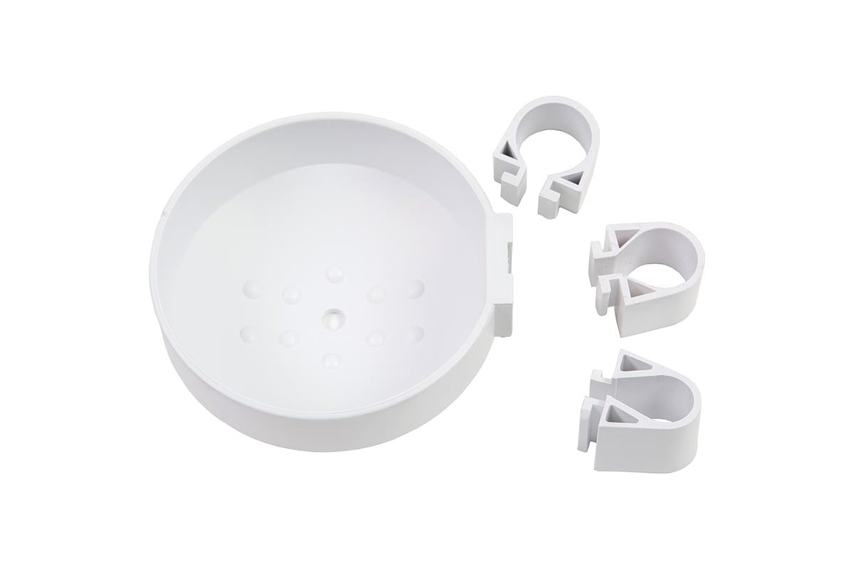 Мыльница для душевой штанги Orange с тремя размерами крепежа под разный ...