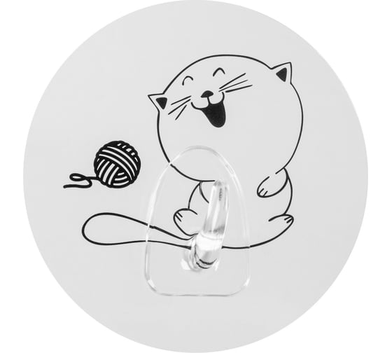 Крючок Fora на силиконе Клубок, Happy Cats FOR-HC070 1