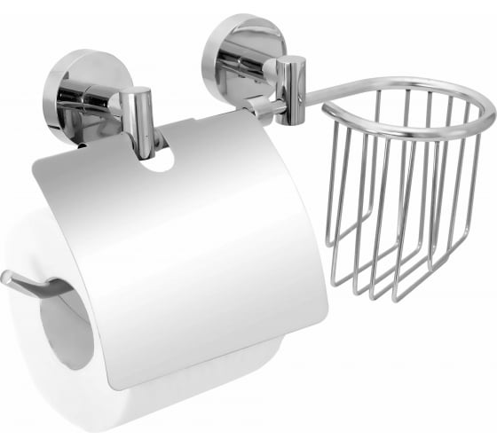Держатель Fora Long для туалетной бумаги и освежителя воздуха, с двумя крепежами L045-2 1