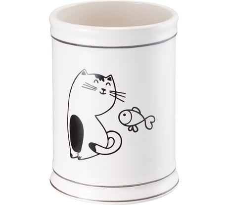 Настольный стакан Fora Happy Cats керамика FOR-HC044