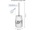 Ёршик Fora LOFT напольный, керамика FOR-LT020 5