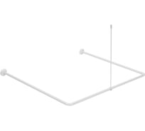 Карниз FORA алюминиевый, универсальный, белый, с потолочным креплением 390KUWH