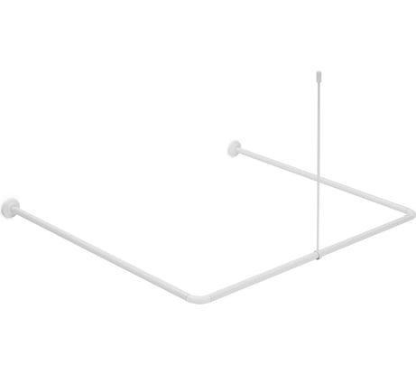 Карниз FORA алюминиевый, универсальный, белый, с потолочным креплением 390KUWH