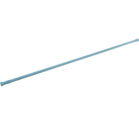 Карниз для ванной Fora алюминиевый, голубой, 125-230 см 230KBLK