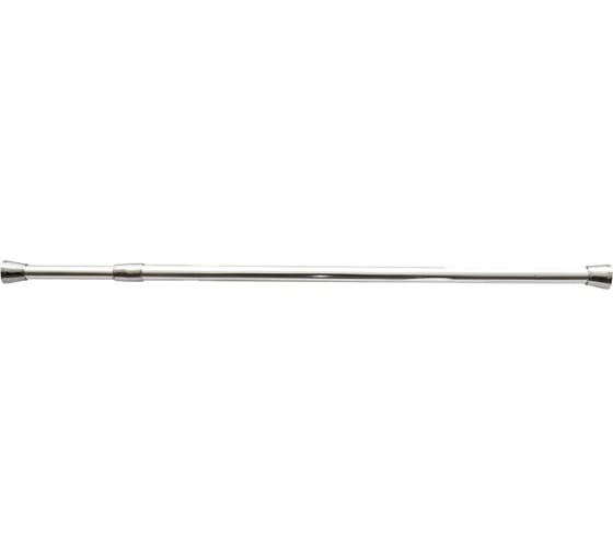 Карниз для ванной Fora алюминиевый, хром 70-120 см 120KALK 1