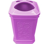 Настольный стакан для зубных щёток Fora London лиловый FO-42L