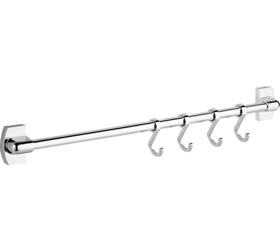 Крючки-бегунки Fora на рейлинге, 30 см, 4 шт. FOR-KB304 1
