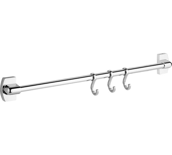 Крючки-бегунки Fora на рейлинге, 30 см, 3 шт. FOR-KB303 1