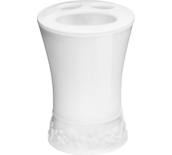 Настольный стакан для зубных щёток Fora Venice белый FR-42W 1