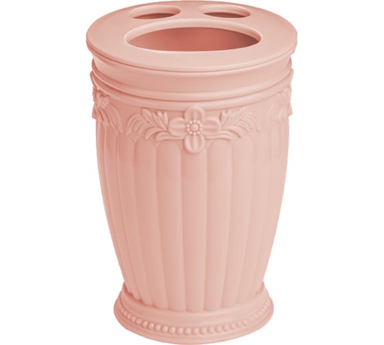 Настольный стакан для зубных щёток Fora Elegance розовый FS-42P