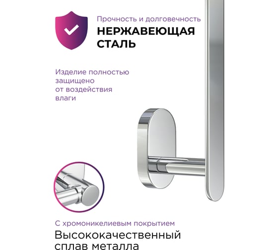 Держатель для туалетной бумаги Fora BRASS вертикальный BR017