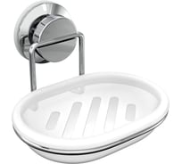 Мыльница Fora для ванной настенная, на присоске, пластиковая ATLANT A036