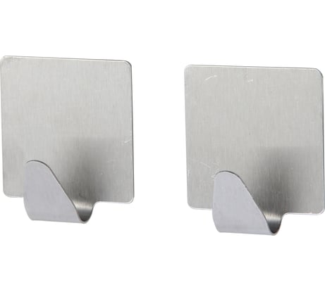 Крючки Fora из нержавеющей стали, на липкой ленте, 2 шт, в уп, арт. H24