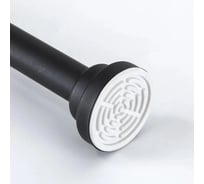 Карниз для ванной Ridberg телескопический 80 см, Black 1212164