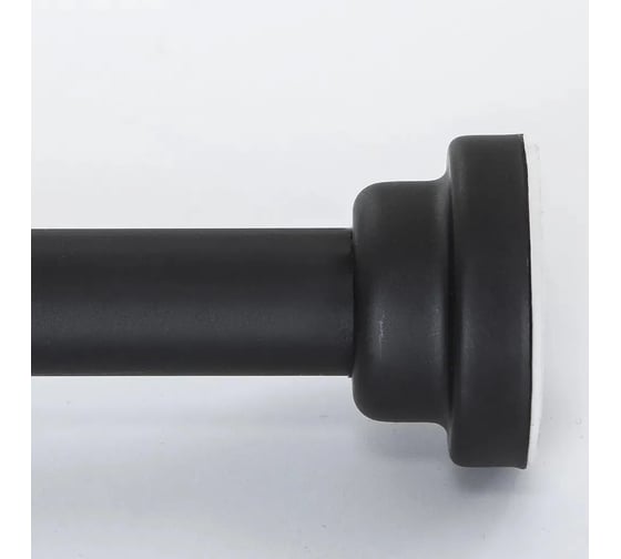 Карниз для ванной Ridberg телескопический 80 см, Black 1212164
