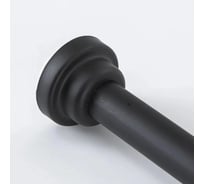 Карниз для ванной Ridberg телескопический 115 см, Black 1212163