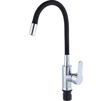 Смеситель для кухни TSARSBERG черный гибкий излив тип ГОСТ См-МОЦБА TSB-732-BL02