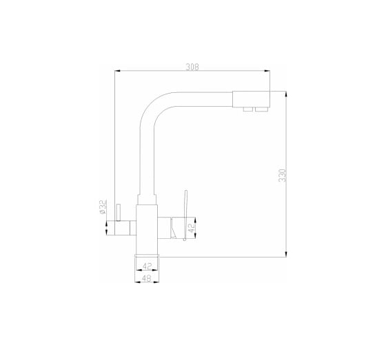 Смеситель для кухонной мойки ZorG Steel Hammer SH 805 CR
