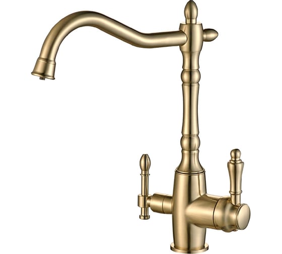 Смеситель для кухонной мойки ZorG Steel Hammer SH 812 BRONZE