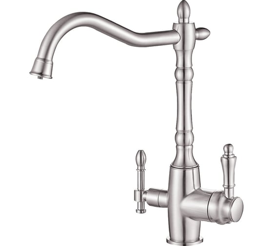Смеситель для кухонной мойки ZorG Steel Hammer SH 812 SATIN 1