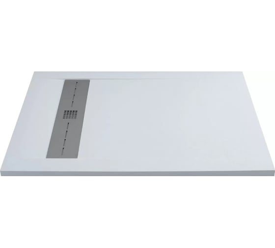 Поддон Aquanet 008 Delight NEW литьевой, 1200х800х30 мм, крышка из нерж, белый камень 00255442