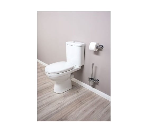 Ершик в стакане с держателем Aquanet 3688 хром 00187046
