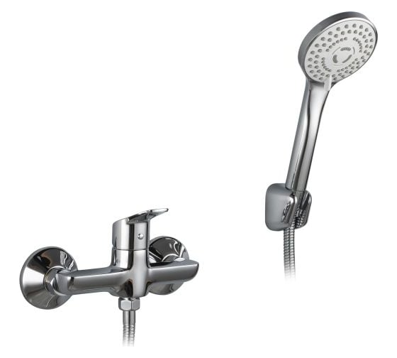 Смеситель для душа Avapax Neckar латунь, D35, хром AP08191C 1