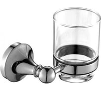 Стакан с держателем Aquanet 5584 стекло, хром 00187050