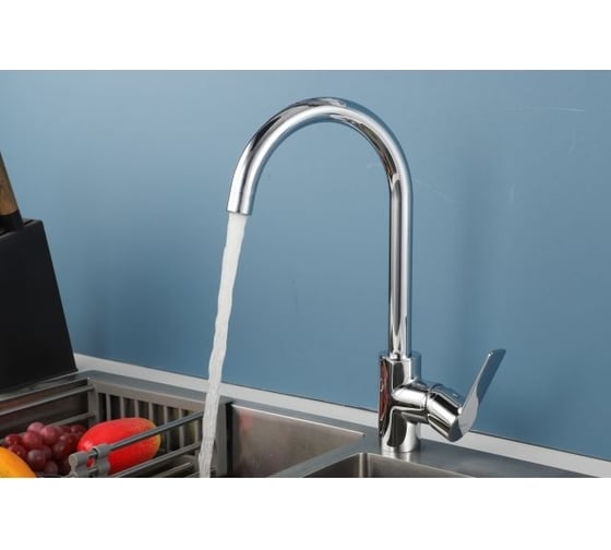 Смеситель для кухни Avapax Rhein латунь, D35, хром AP06171C