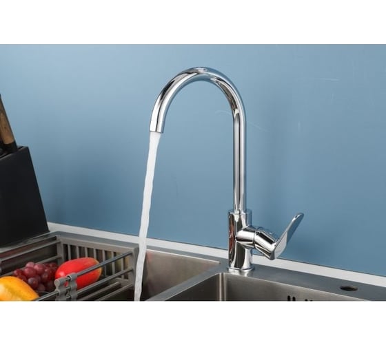 Смеситель для кухни Avapax Mosel латунь, D35, хром AP02171C