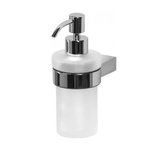 Дозатор для мыла с держателем Aquanet 5681-1 стекло, хром 00187066 1