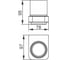 Стакан с держателем Aquanet 5784 стекло, хром 00187074 3