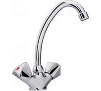 Смеситель для кухни мойки CRON с поворотным изливом, хромированный CN4011-2