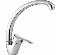 Смеситель для кухни мойки CRON с высоким поворотным изливом, хромированный CN4114-2