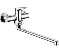 Смеситель для ванны CRON с длинным поворотным изливом, хромированный CN2114