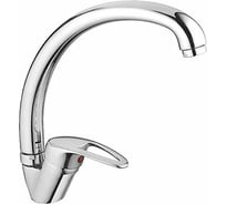 Смеситель для кухни мойки CRON с высоким поворотным изливом, хромированный CN4139-2