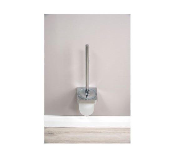 Ершик в стакане с держателем Aquanet 5788-1 хром 00187079