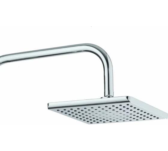 Верхний душ Agger Fresh 215x215 мм с силиконовыми форсунками и регулируемым углом наклона ATS04