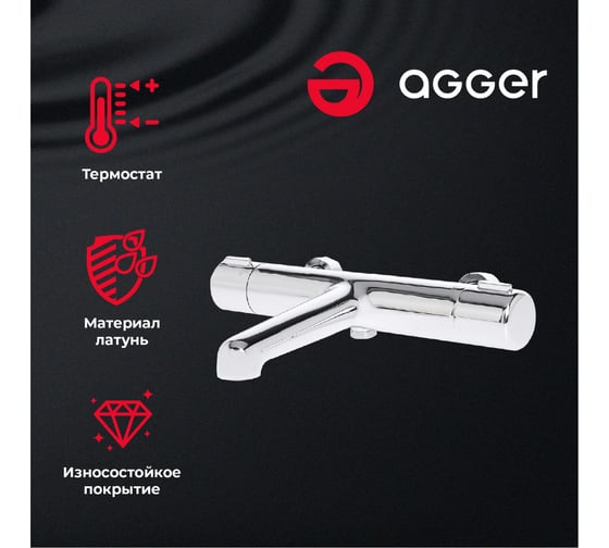 Душевая система Agger Thermo A2493500