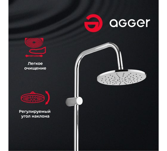 Душевая система Agger Thermo A2493500