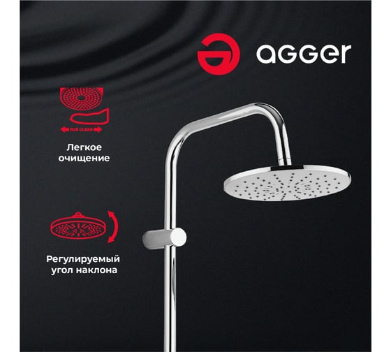 Душевая система Agger Thermo A2492200